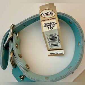 OmniPet by Leather Brothers Signature Dog Collar 16” New w/ Defects